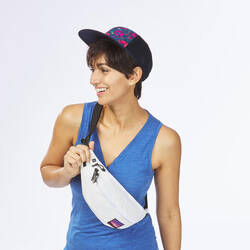 Compact navy blue print TRAVEL 500 cap