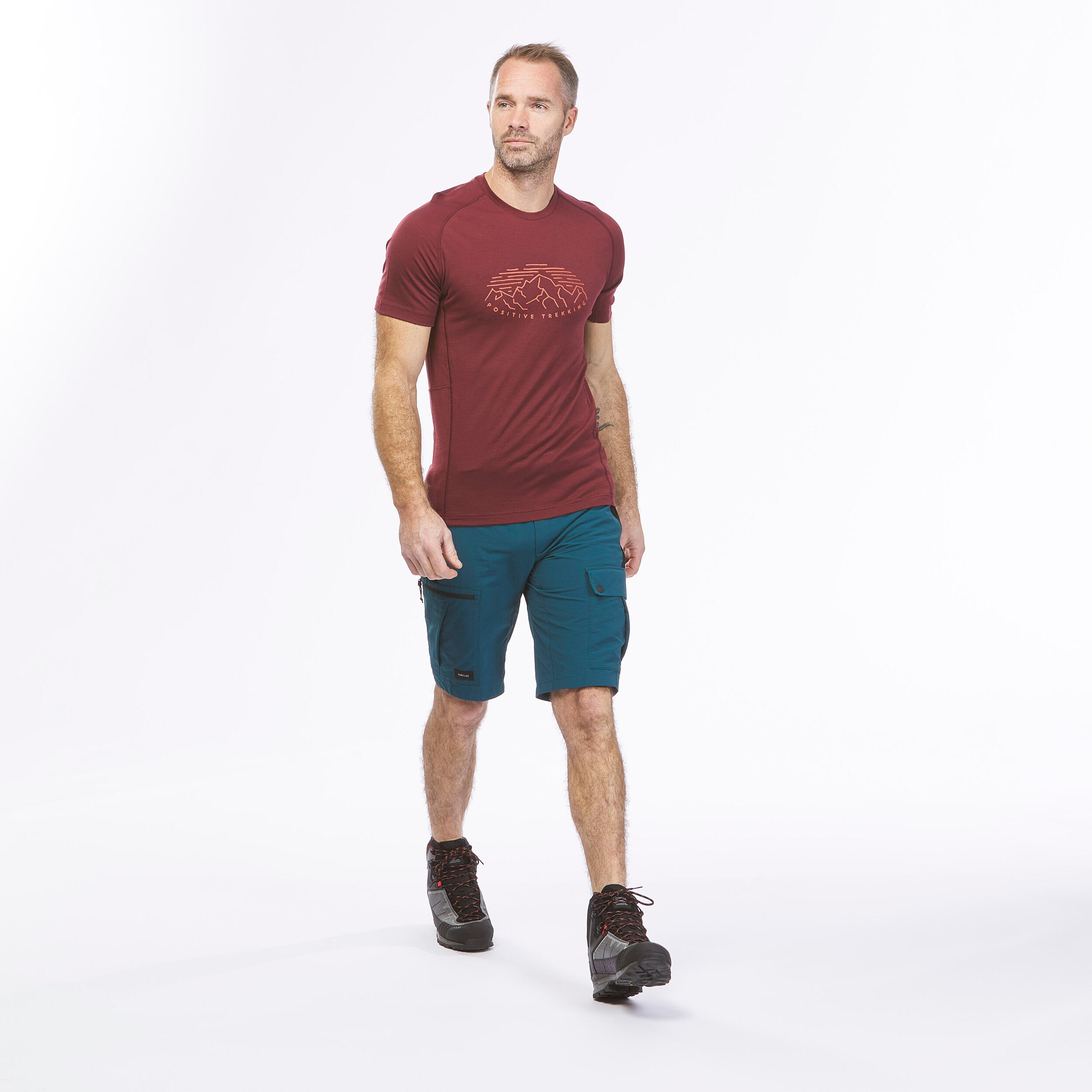 Men's Mountain Trekking Durable Shorts MT500 8/8