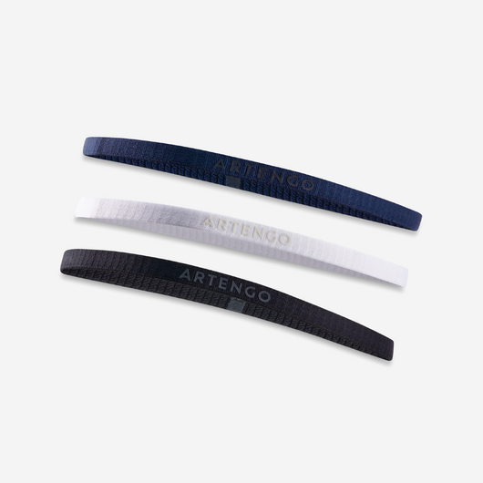 ELASTIC BAND MAINTIEN CHEVEUX  X3 NOIR BLANC MARINE