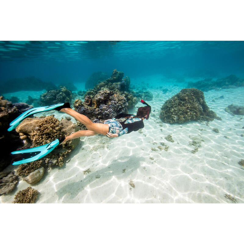 Diving fins FF 500 soft neon turquoise
