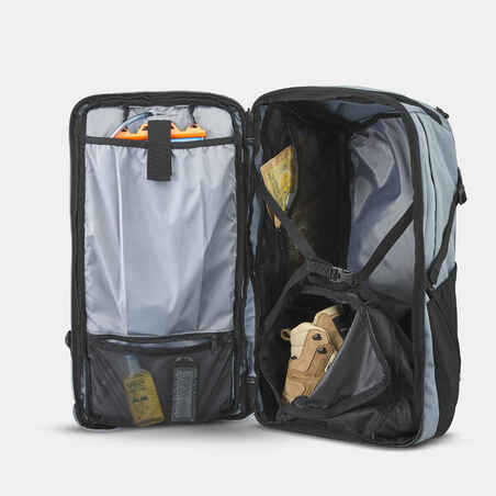 Rucksack Backpacking Travel 500 Kofferöffnung 50 Liter Damen 