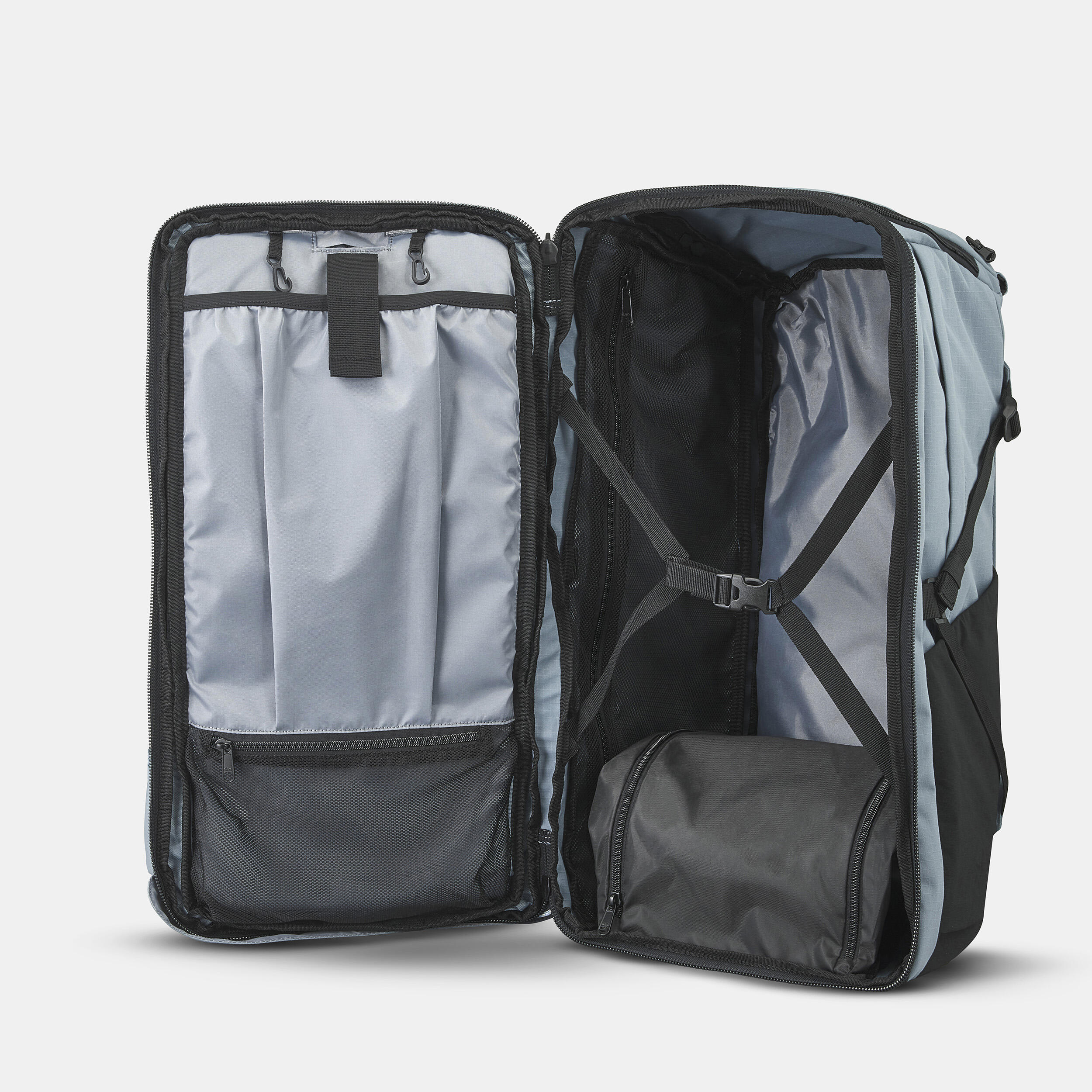 WOMEN S TRAVEL TREKKING BACKPACK TRAVEL 900 50 6 L WITH SUITCASE OPENING
