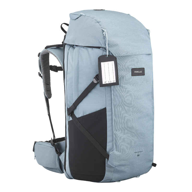 Reiserucksack Damen Backpacking - Travel 500 Kofferöffnung 50 Liter  Media 1