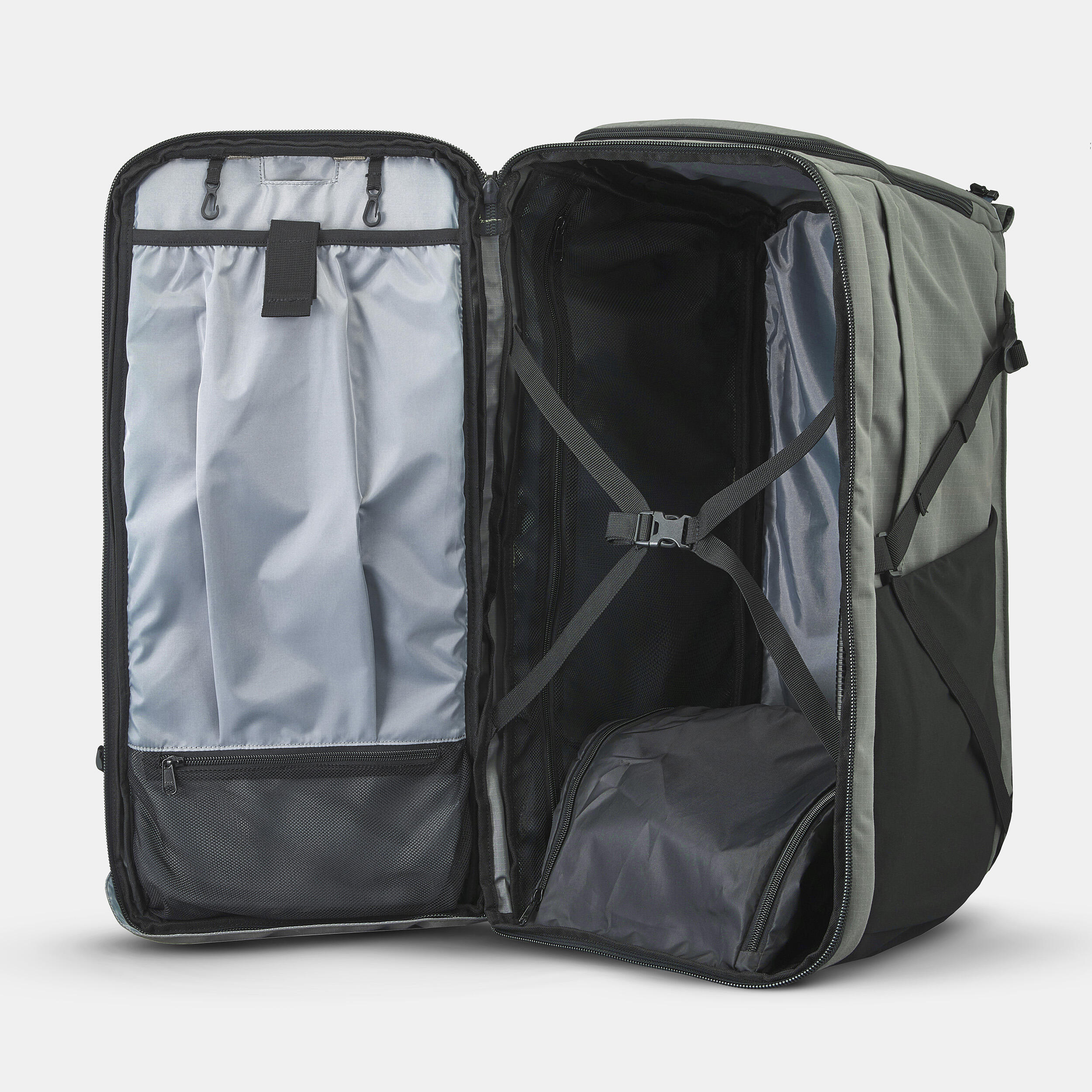 Men’s Hiking Backpack - Travel 900 Khaki - FORCLAZ