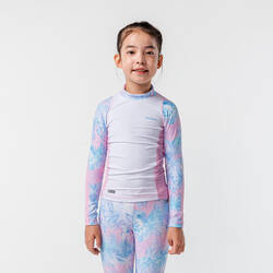 CN GIRLS LEGGINGS 500UV - PALM BLUE PINK