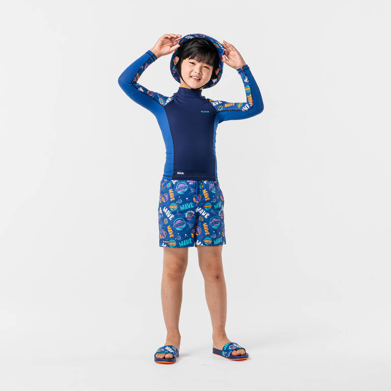 Surfing junior hat blue space