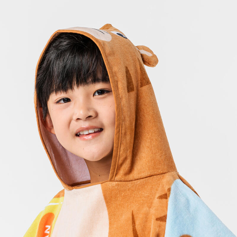 兒童款毛巾衣 PON500（110到135 cm）－老虎款