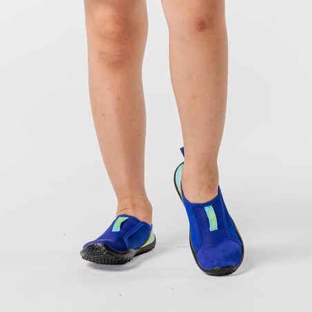 حذاء الرياضات المائية المطاطي للأطفال - حذاء الرياضات المائية 120 أزرق