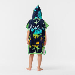 Poncho surf Enfant 110 à 135 cm - 500  Vanlife bleu