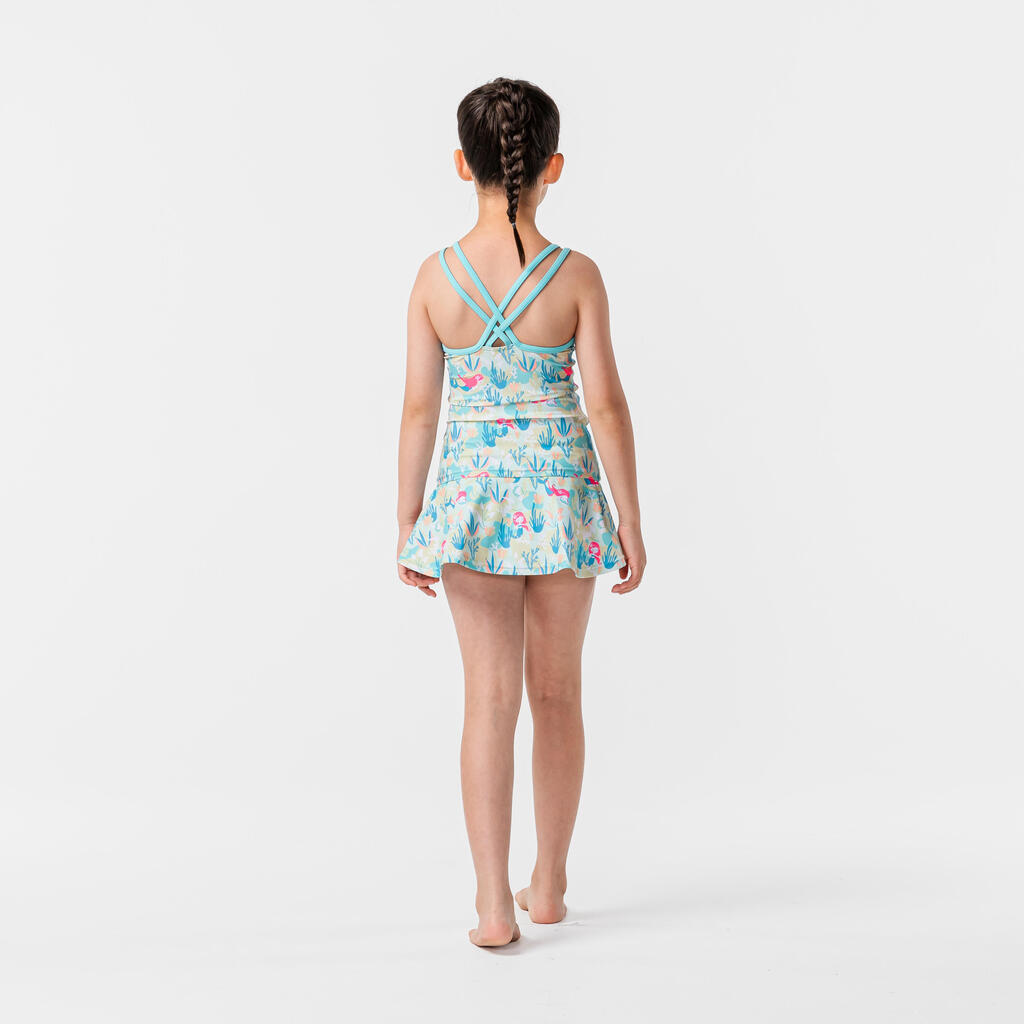 Surfing girl swimsuits NOA mermaid blue