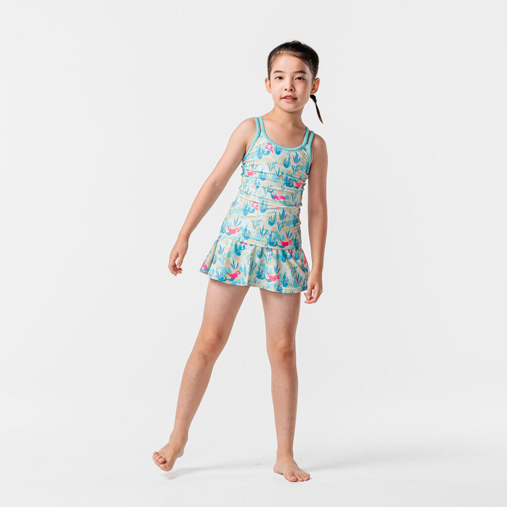 Surfing girl swimsuits NOA mermaid blue