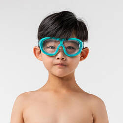 Swimming Mask - Swimdow V2 Size S Asian Fit Clear Lenses - Blue