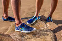 حذاء الرياضات المائية المطاطي للبالغين - حذاء مائي 120 - البحر الأبيض المتوسط