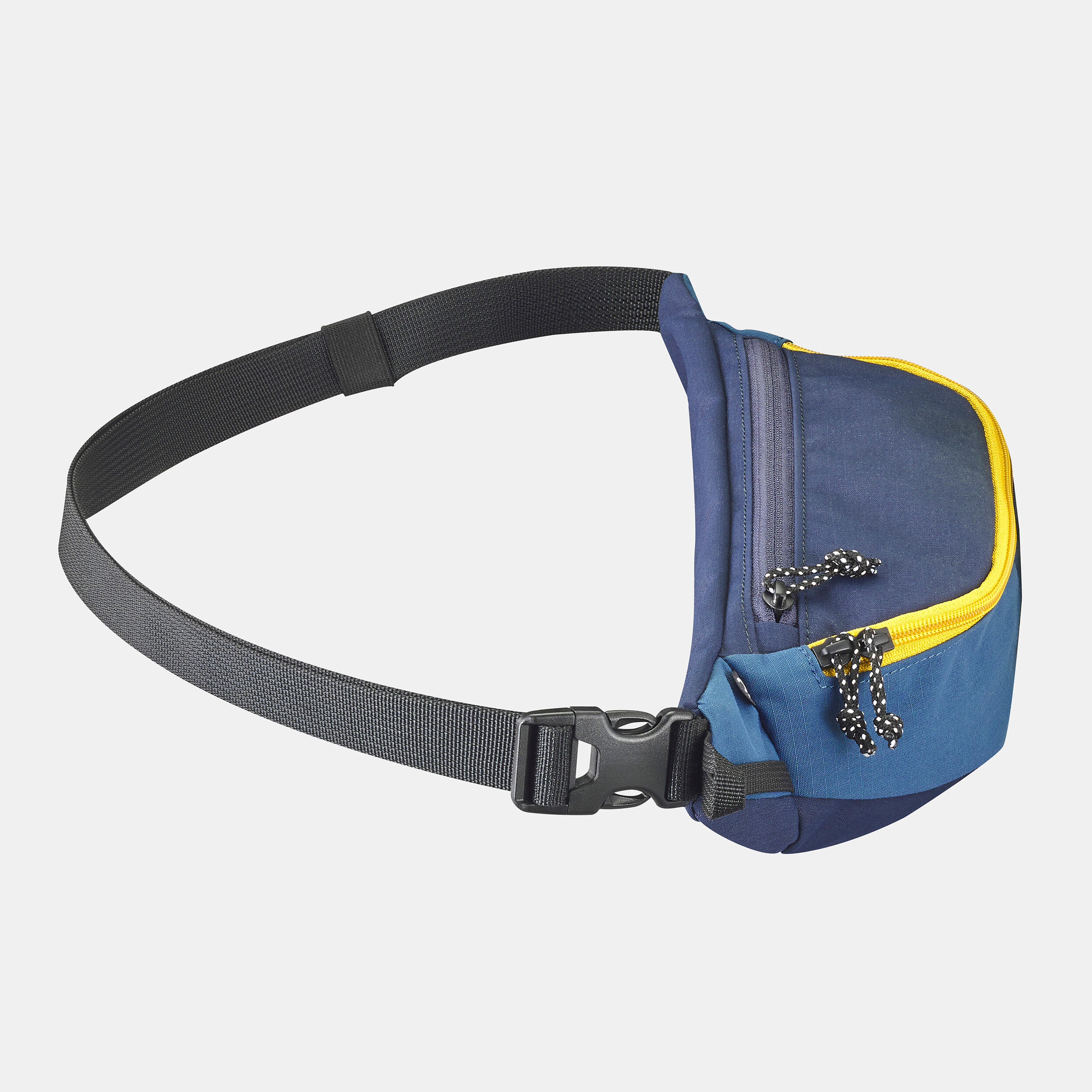 Travel Waist Bag, Multiple Compartment, 2L Capacity - Blue