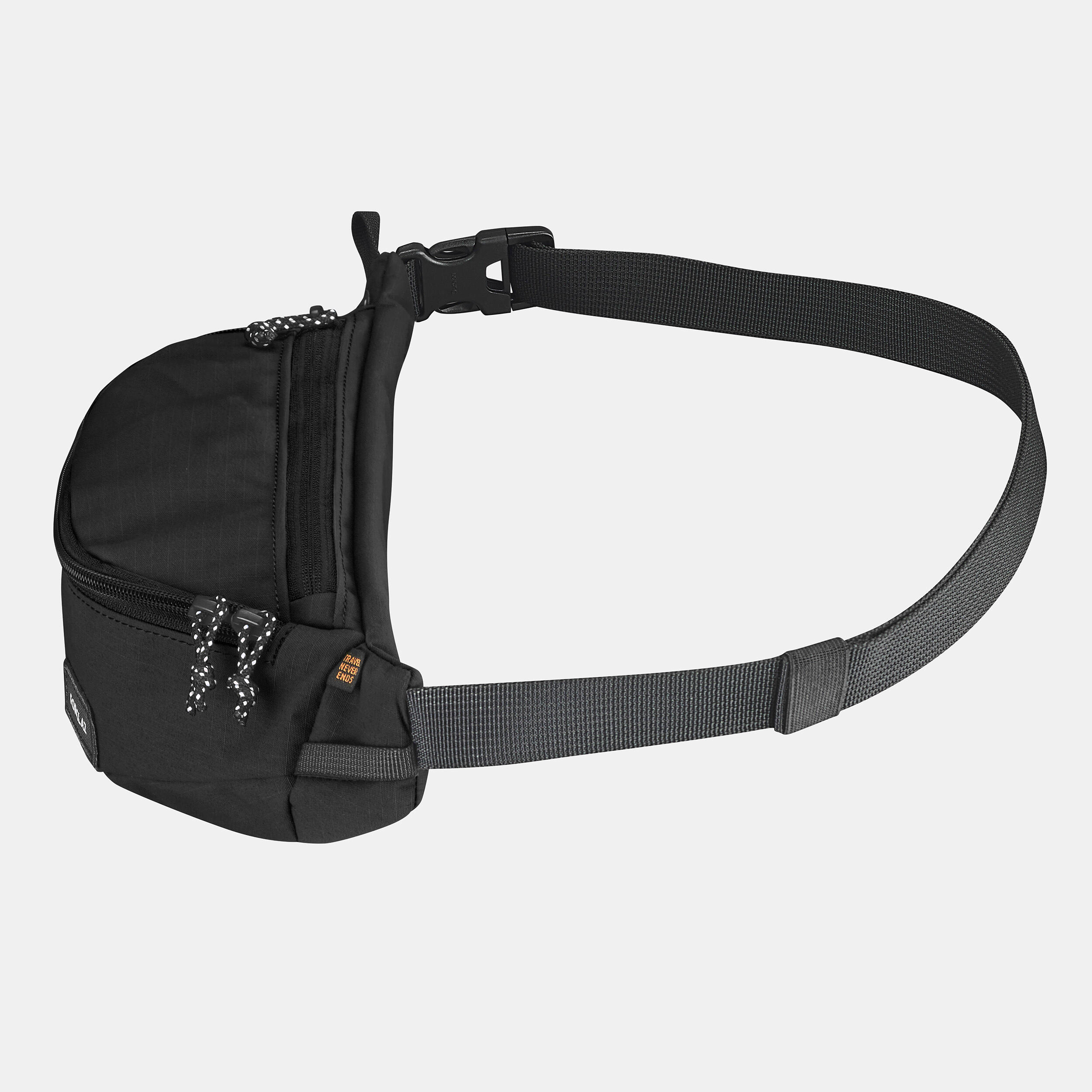 Hiking Belt Bag 2 L Black - FORCLAZ