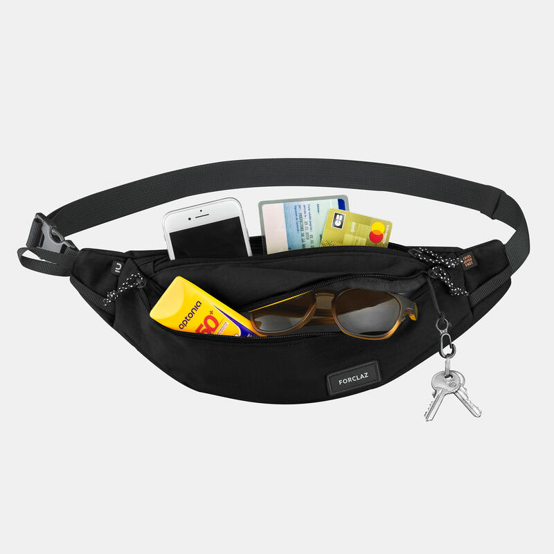 Bolsa de Cintura de Trekking Travel 2L Preto