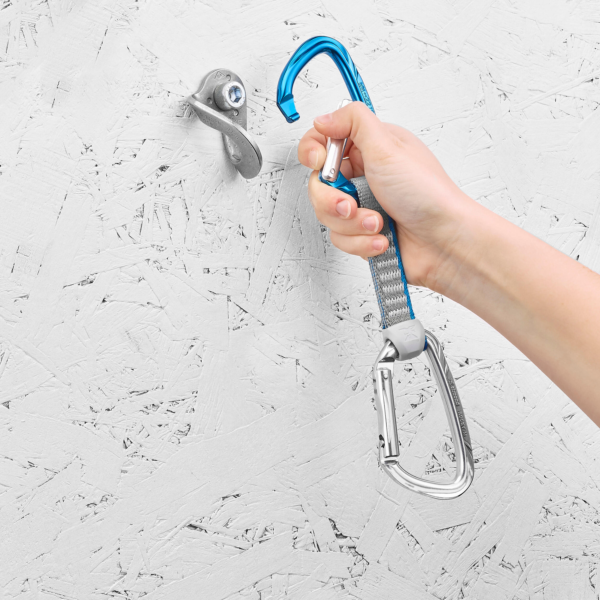 Climbing and Mountaineering Lightweight Quickdraw - Alpinism 11 cm