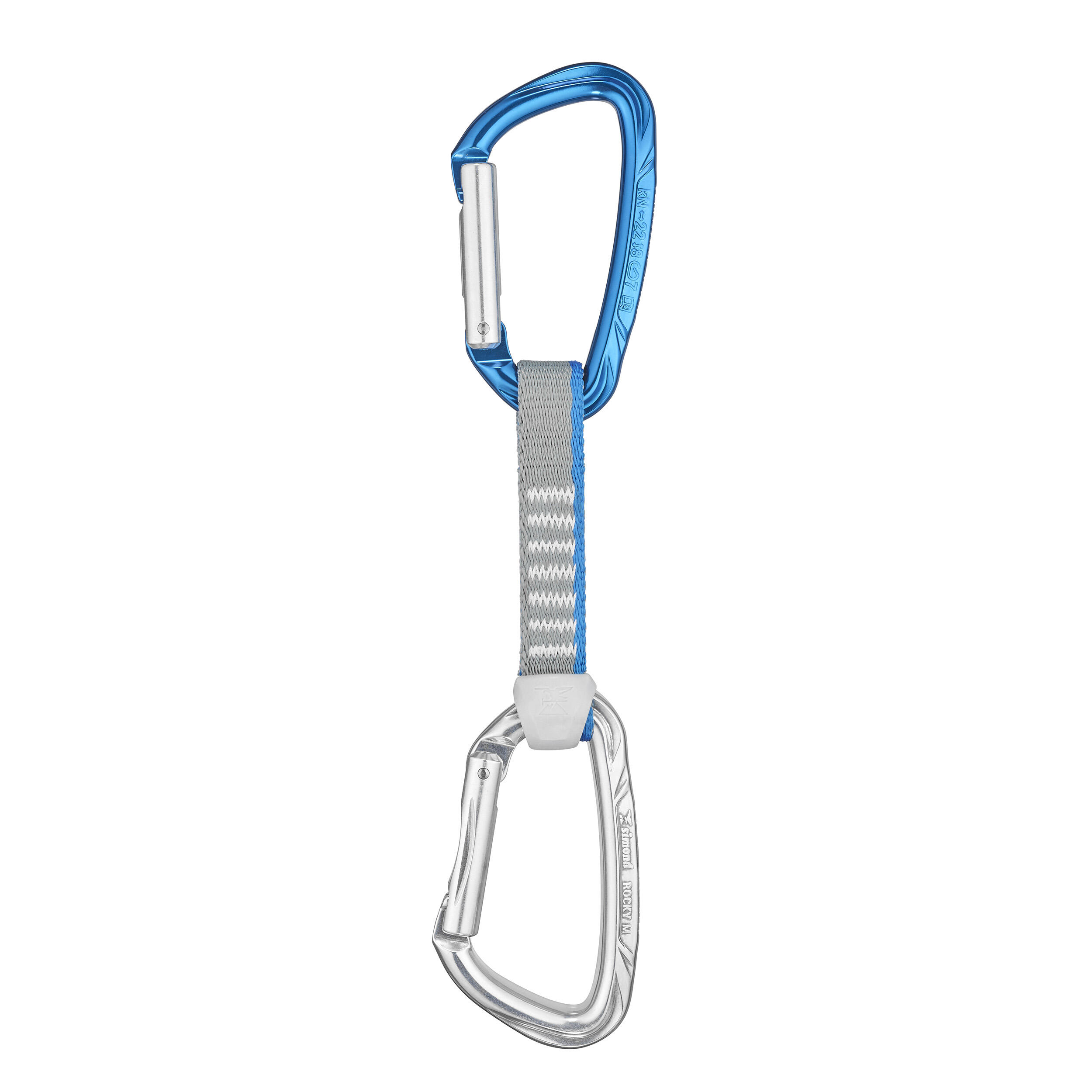 PACK 5 MOUNTAINEERING AND CLIMBING QUICKDRAWS - KLIMB 11CM