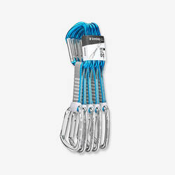 PACK 5 QUICKDRAWS FOR MOUNTAINEERING AND CLIMBING - KLIMB 11 CM