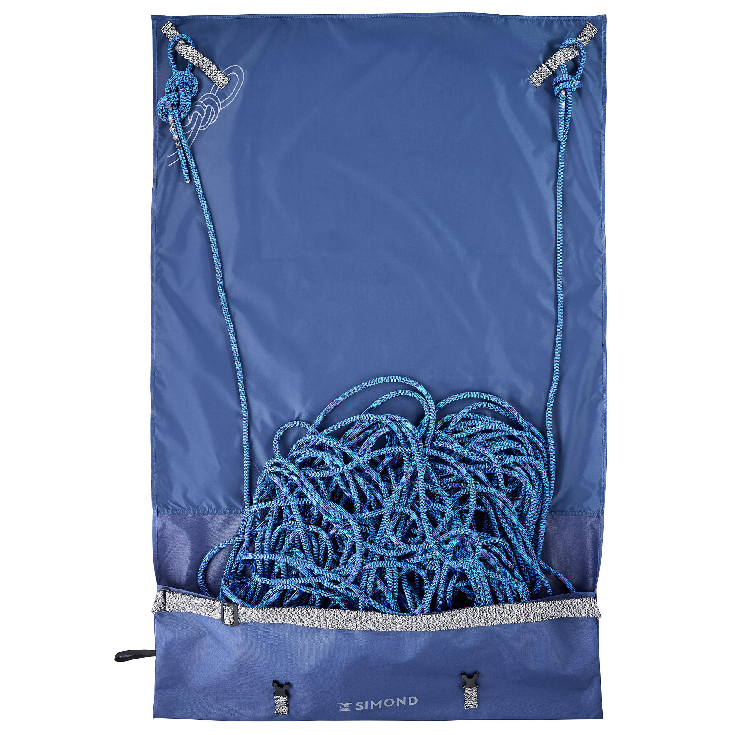 Sac à Outils Escalade 5L – Polyester/PVC, Réglable, Orange Et Vert, Avec Corde De Rangement