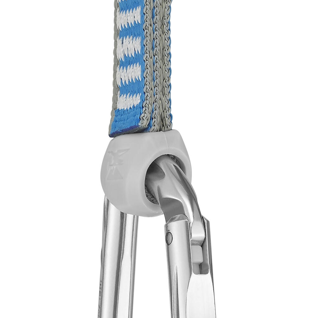 DEGAINE D'ESCALADE ET ALPINISME - KLIMB M 17 CM GRIS