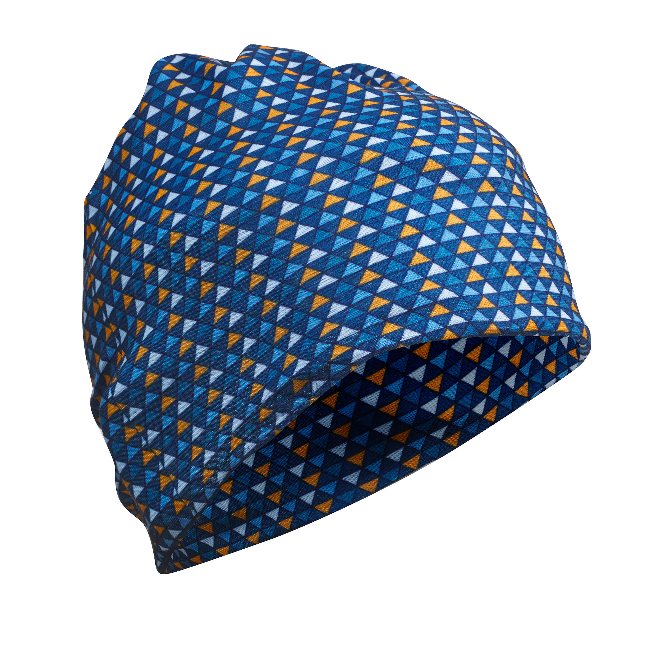 VERTIKA CLIMBING BANDANA BLUE AND OCHRE