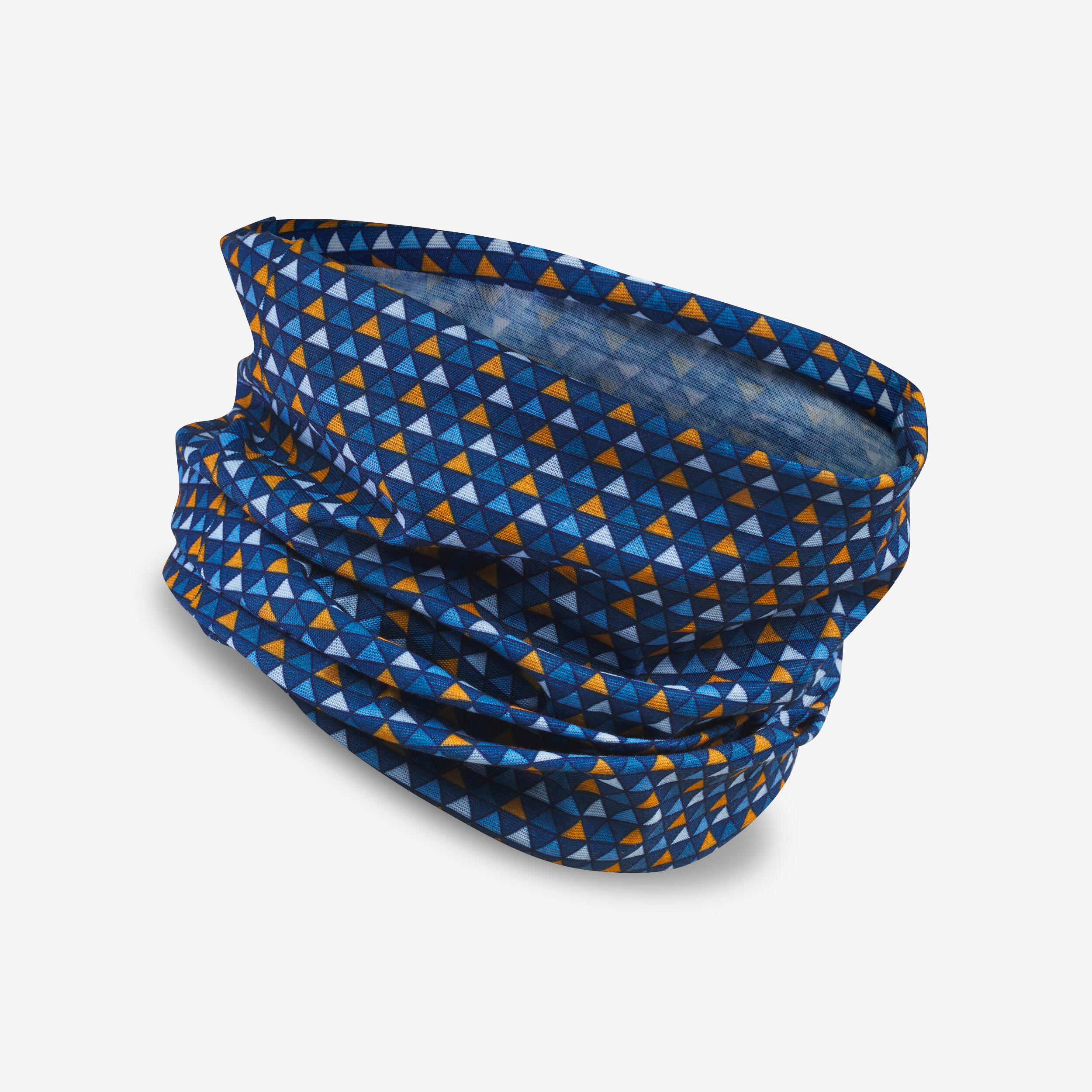CLIMBING BANDANA VERTIKA BLUE AND OCHRE-image-1