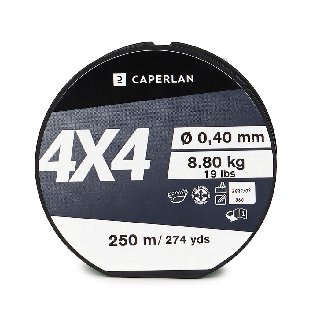 FIL DE PÊCHE LINE 4X4 250M