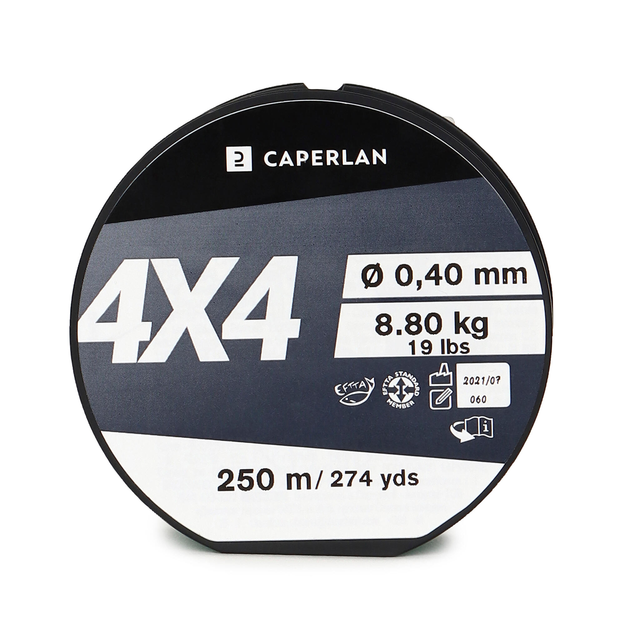 CAPERLAN Rybársky vlasec 4×4 250 m 16_SLASH_100