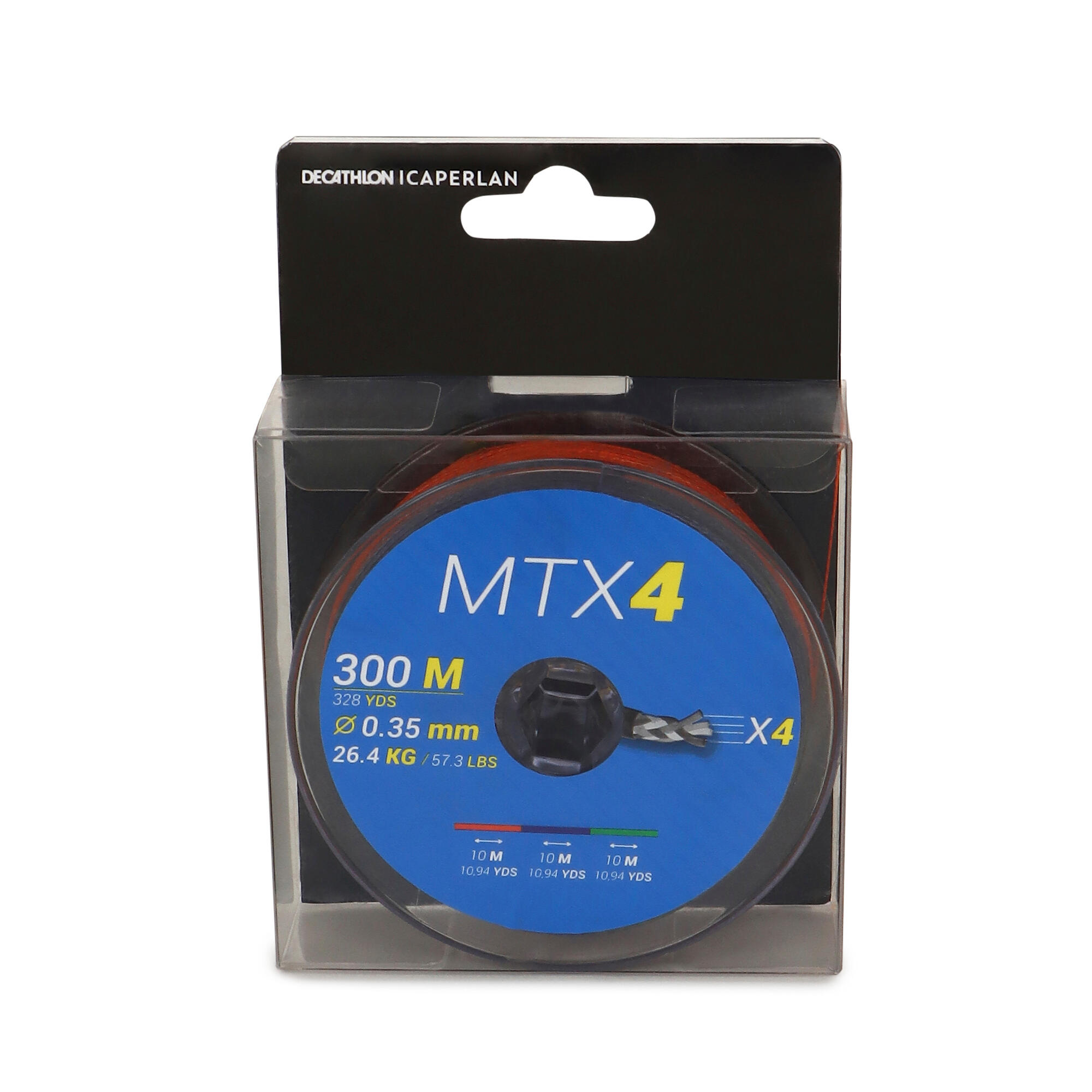 Fishing Braid Line 4 Strand - Multicolour (300 Metre)