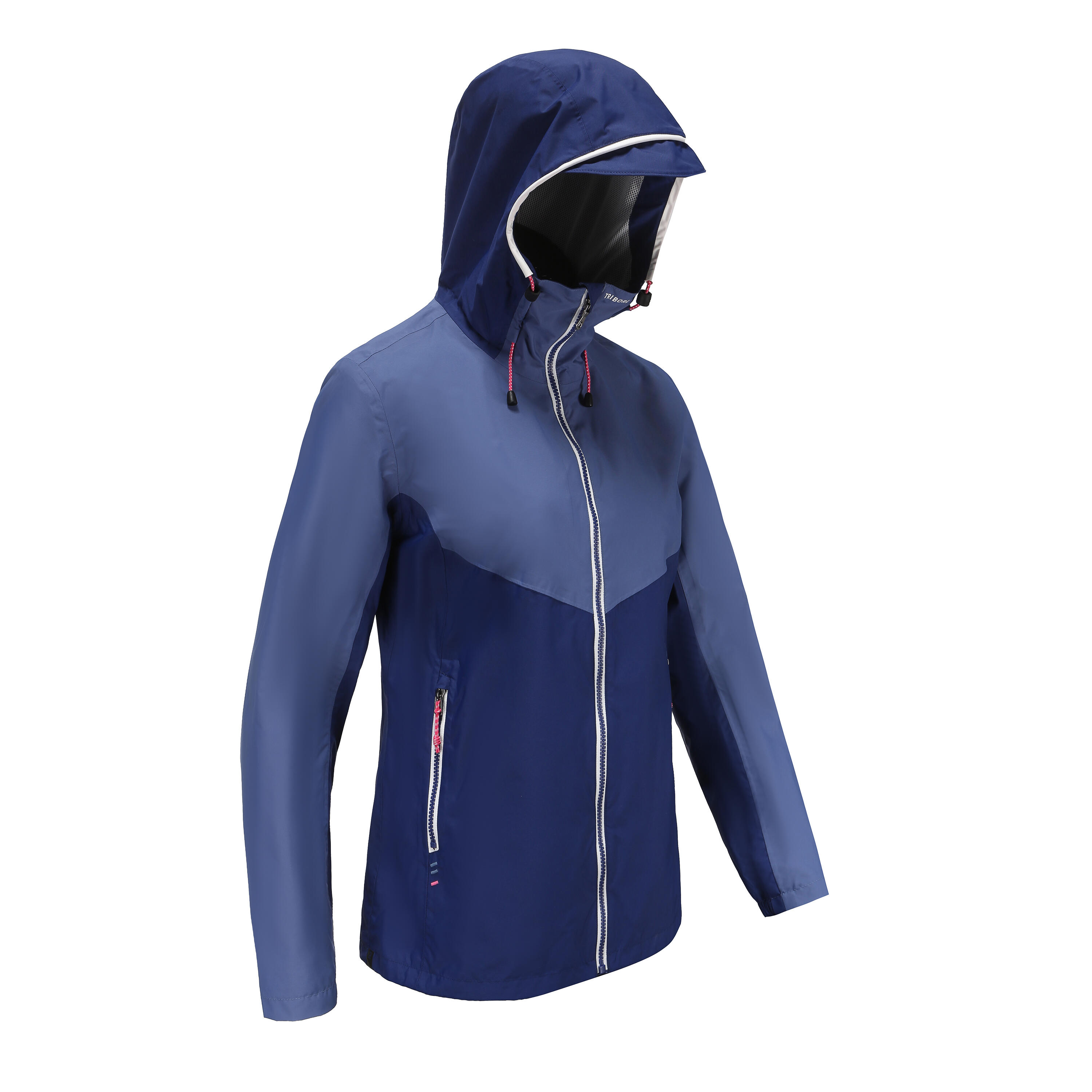 Women’s waterproof and windproof sailing jacket, 100 blue blue cn 3/3