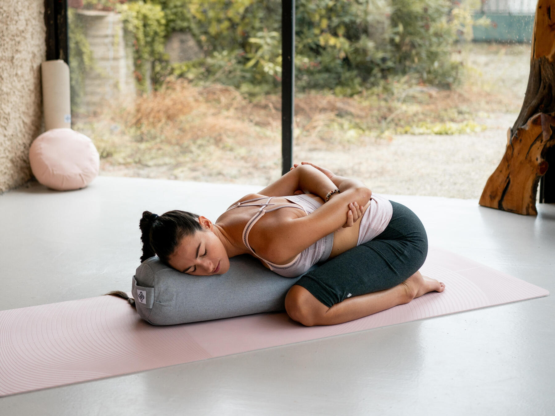 bolster coussin yoga