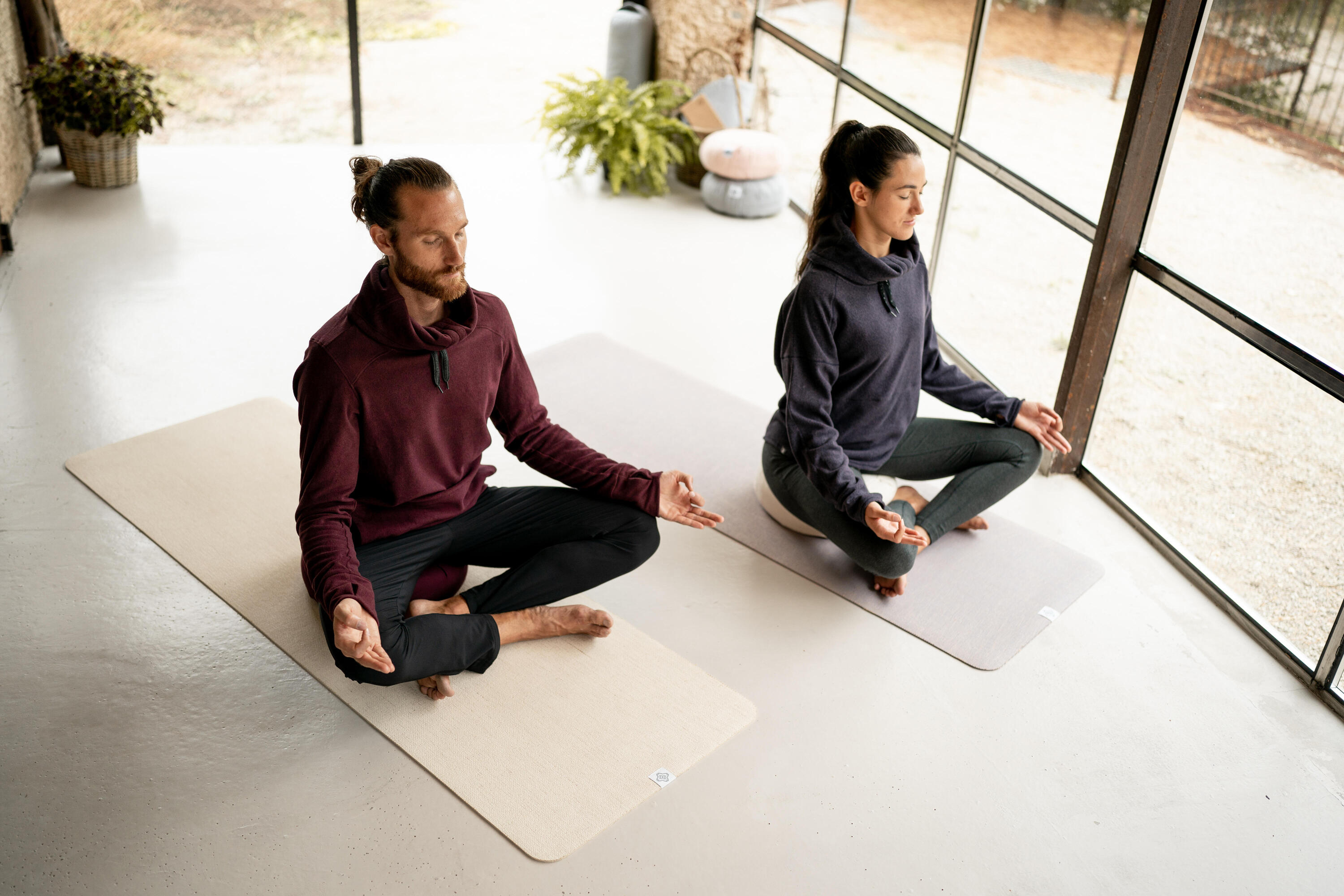Women's Cotton Technical Yoga Leggings - Dark Grey 5/6