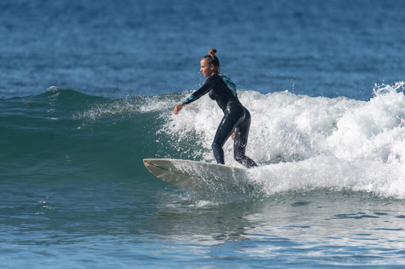 Top UV surfingowy damski Olaian 900 Lou długi rękaw