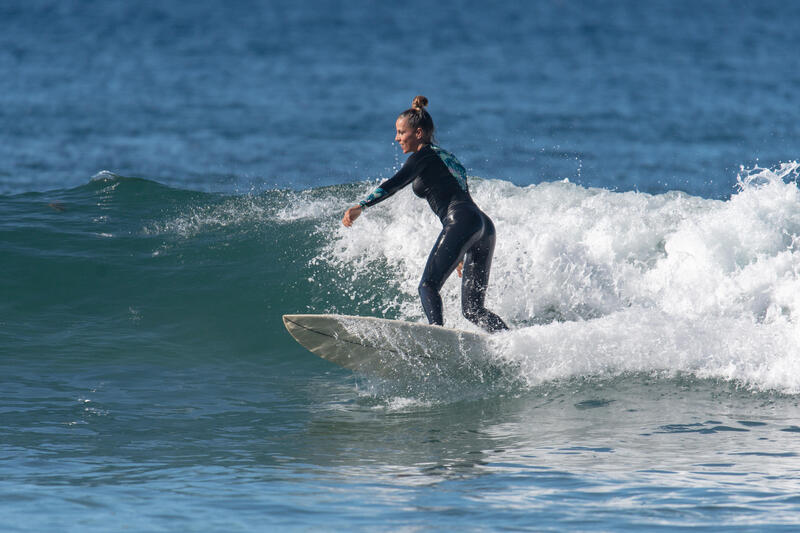 Uv-werende surflegging Rachel zwart tweede huid en corrigerende, hoge tailleband