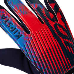 Παιδικά ποδοσφαιρικά γάντια τερματοφύλακα First - Μπλε μαρέν/Κόκκινο