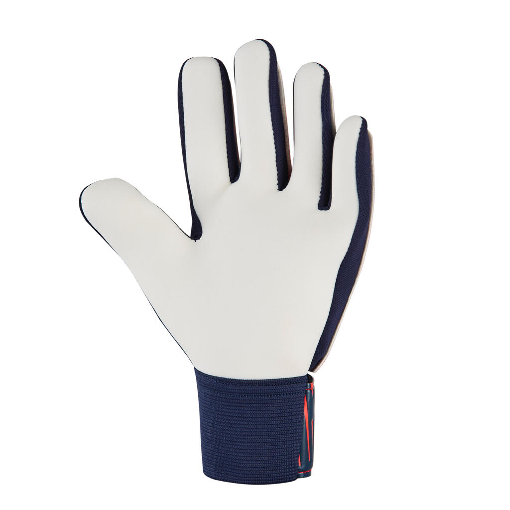 Kids' Football Goalkeeper Gloves First - Navy Blue/Red