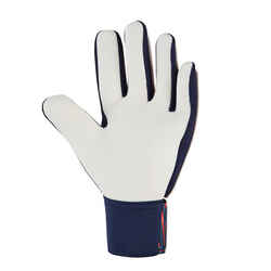 Παιδικά ποδοσφαιρικά γάντια τερματοφύλακα First - Μπλε μαρέν/Κόκκινο