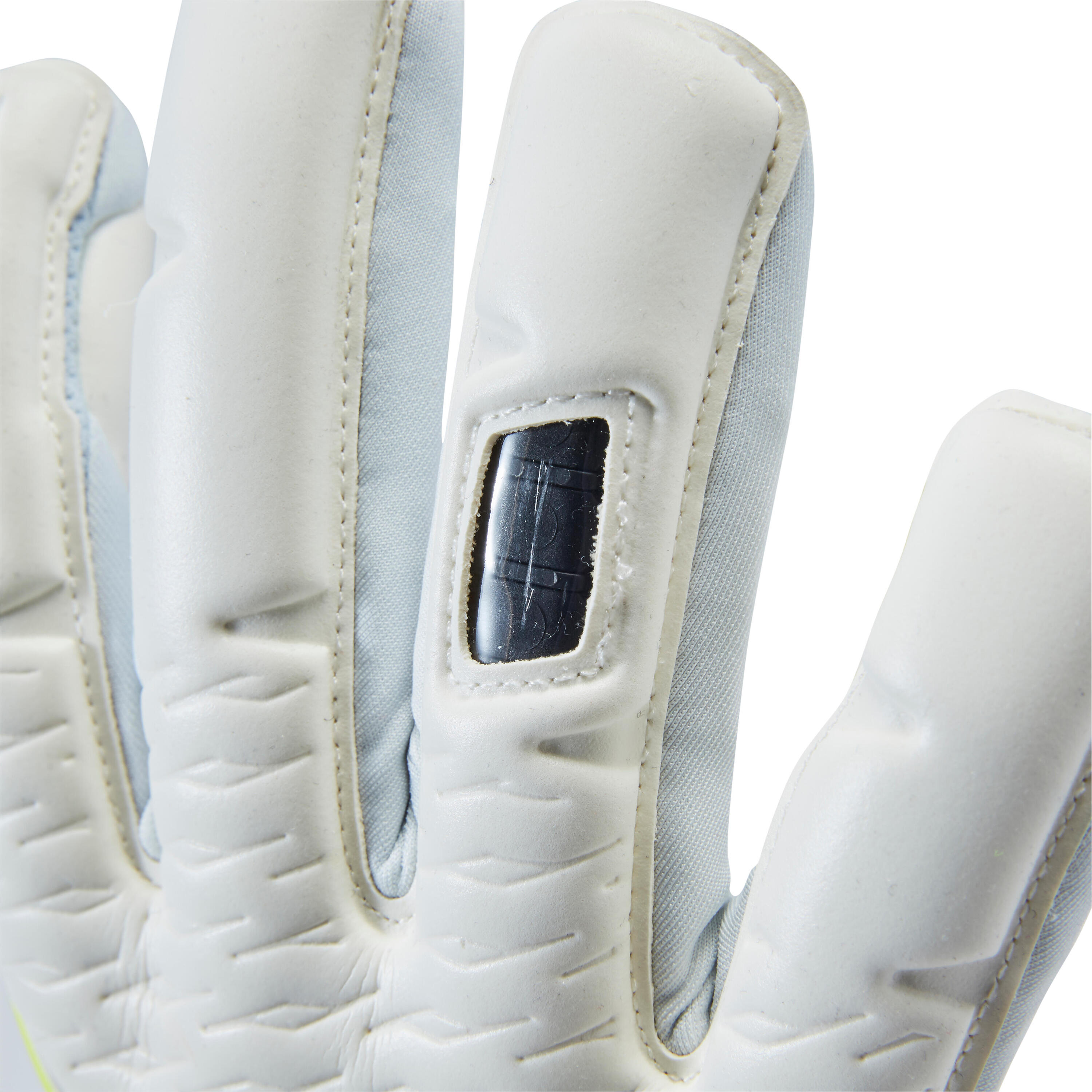 Gant de gardien de football F900 VIRALTO SHIELDER adulte gris, bleu et jaune 7/11
