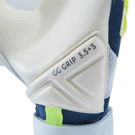 Γάντια τερματοφύλακα ενηλίκων F900 Viralto Shielder - Γκρι/Μπλε/Κίτρινο