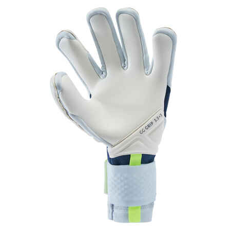 Adult Football Goalkeeper Gloves F900 Viralto Shielder - Grey/Blue/Yellow