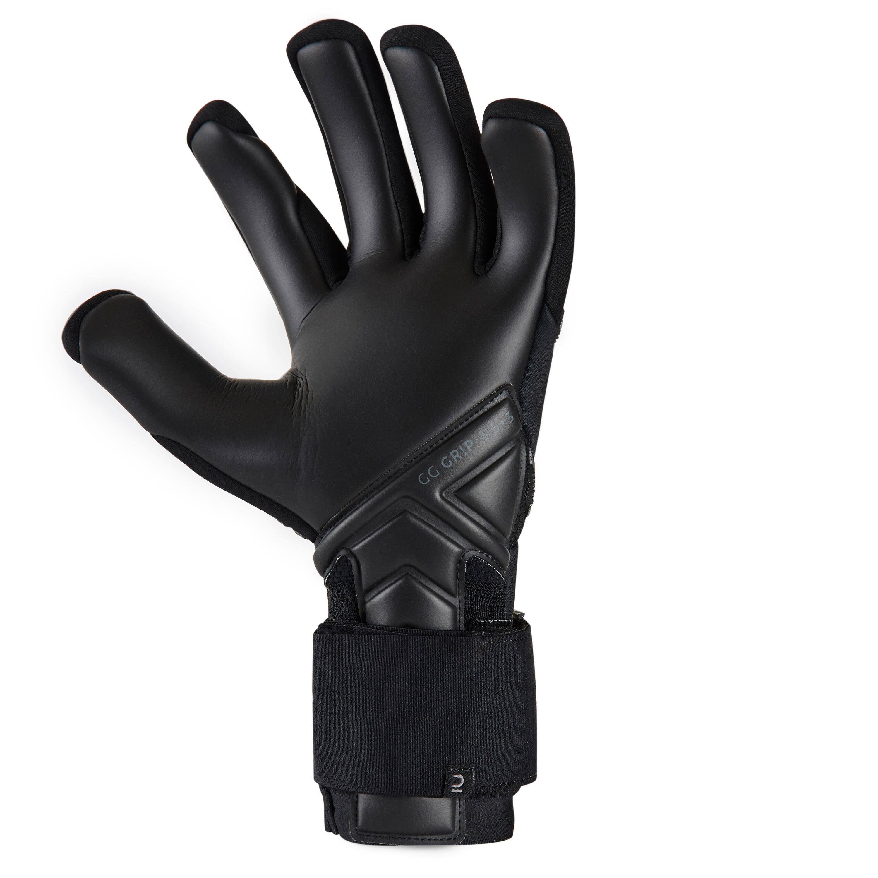 Gant de gardien de football F900 CLR adulte noir et rouge 2/6