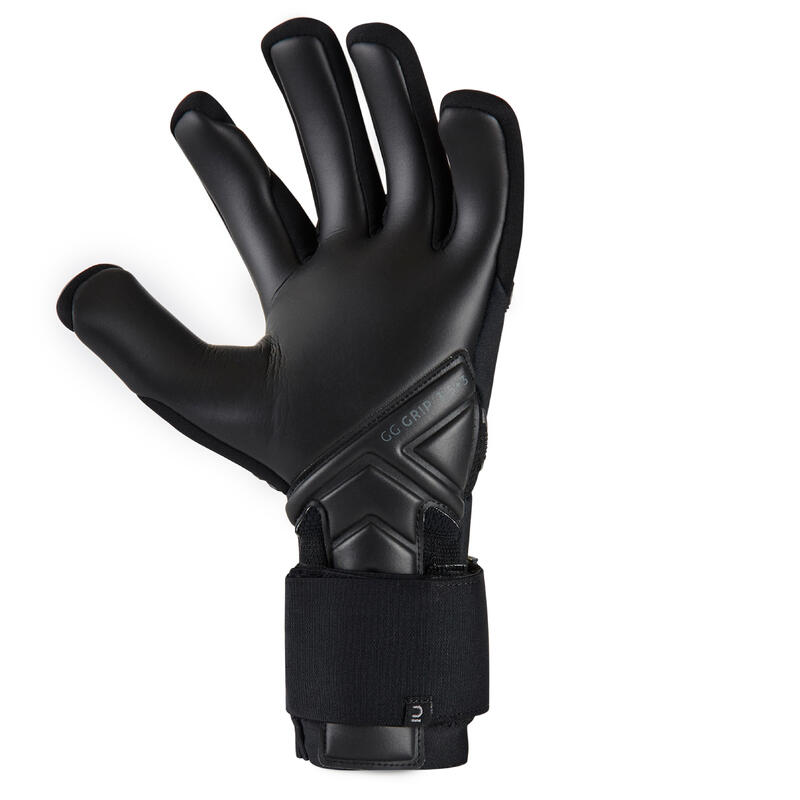 Guantes de portero de fútbol F900 CLR adulto negro y rojo 