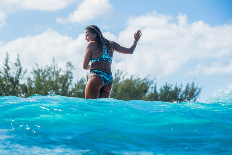 Bikinibroekje voor surfen met aantrekkoordje SAVANA PRESANA