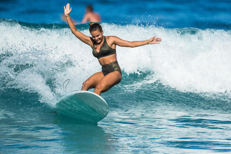 Góra kostiumu kąpielowego surfingowego damska Olaian Ana