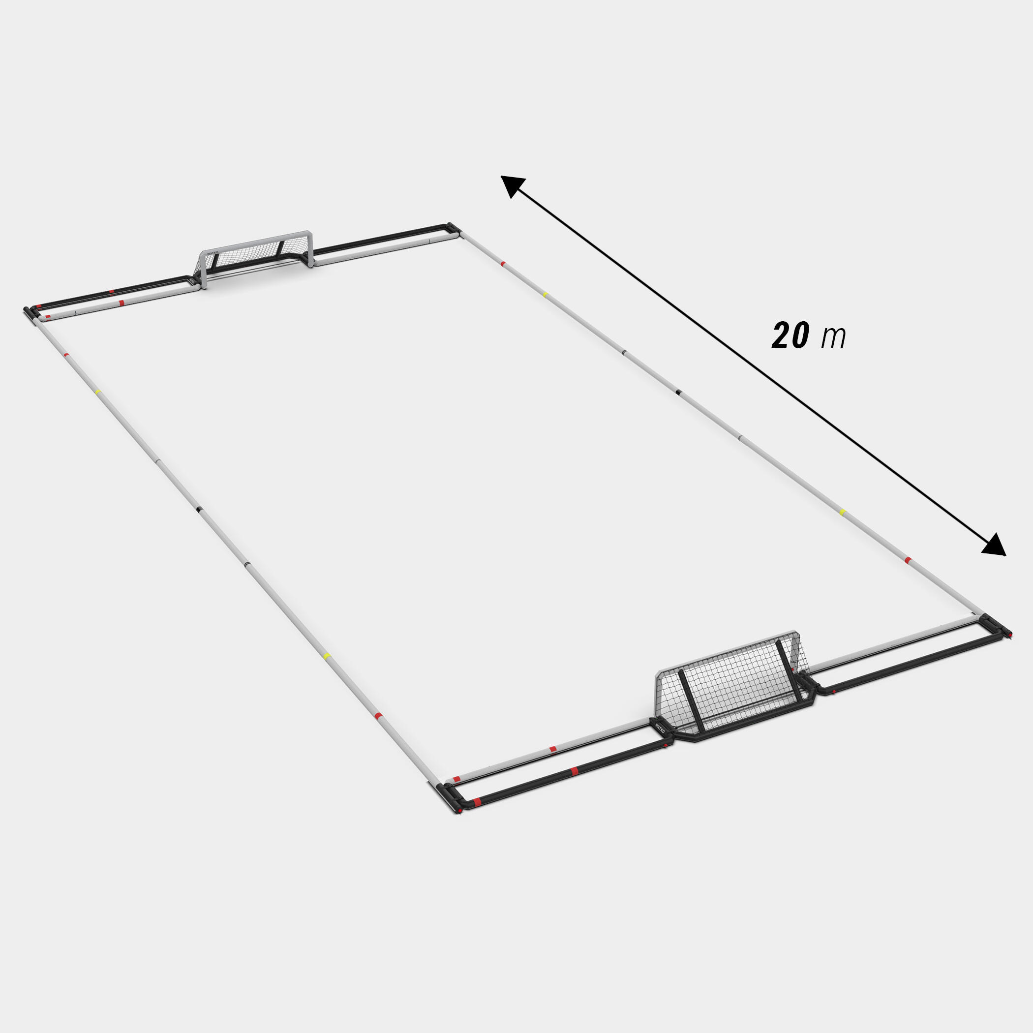 DECATHLON Prispôsobiteľné nafukovacie ihrisko na vodné pólo (20 m x 10 m) bez · záber 6
