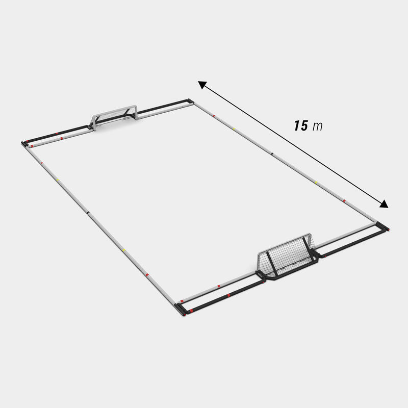 Opblaasbaar en moduleerbaar waterpoloveld 20 m x 10 m