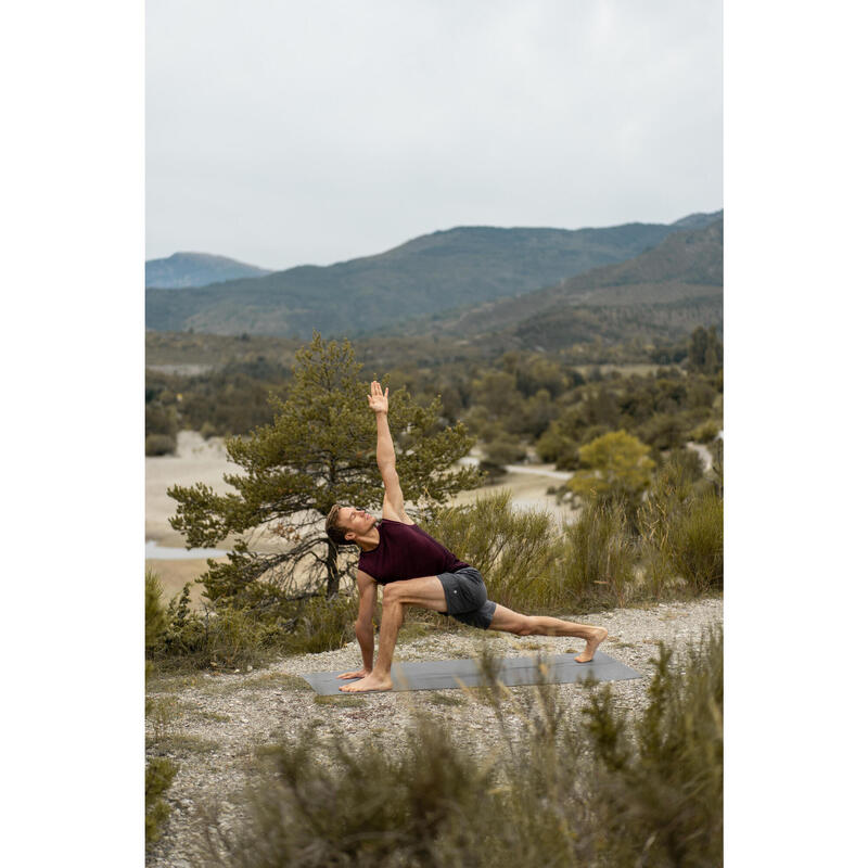 Saltea/supra-saltea pliabilă și aderentă Yoga 180 cm x 62 cm x 1.3 mm Gri