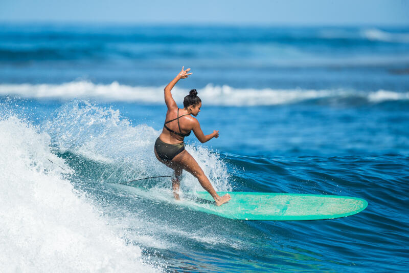 Góra kostiumu kąpielowego surfingowego damska Olaian Elise