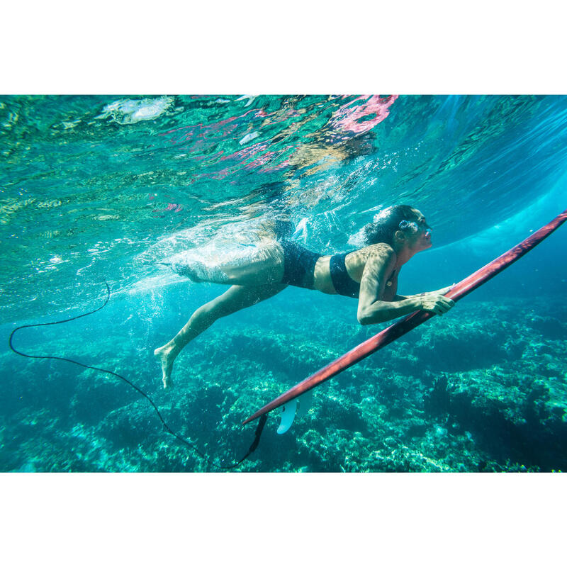 Braguita bikini Mujer surf alta negro